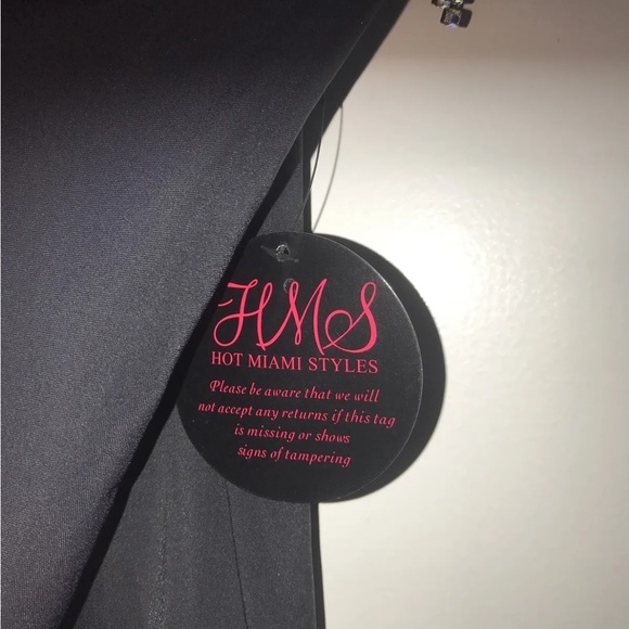 NWT Designed for Hot Miami Styles Bodycon dress with rhinestone detail size S - Picture 4 of 13